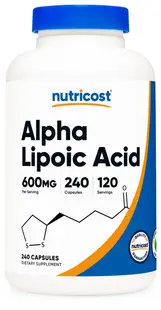 Alpha Lipoic Acid, 240 capsule, Nutricost