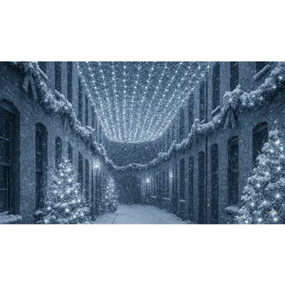 Plasa extensibila 1,2x1,5m 144 LED alb rece IP44 230V