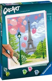 Pictura pe numere. Paris