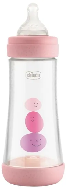 Biberon Chicco - Perfect 5, 300 ml, pentru fată, sortiment