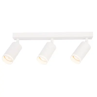 Corp iluminat spot reglabil pentru tavan, alb 100-240VAC, 50Hz, 3xGU10, max.3x35W