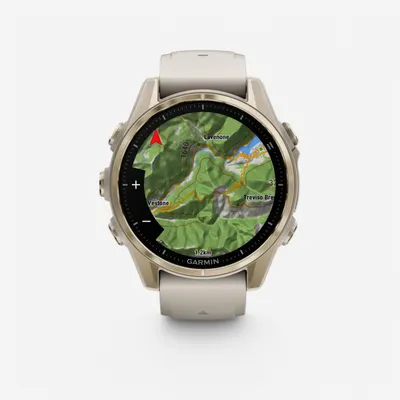 Ceas Smartwatch AMOLED Soft Gold 43mm, Fēnix® 8