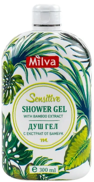 Milva Gel de duș Sensitive, 300 ml