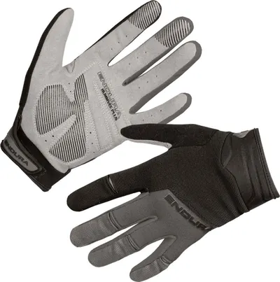 Mănuși ciclism Endura Hummvee Plus pentru femei, full-finger, negru