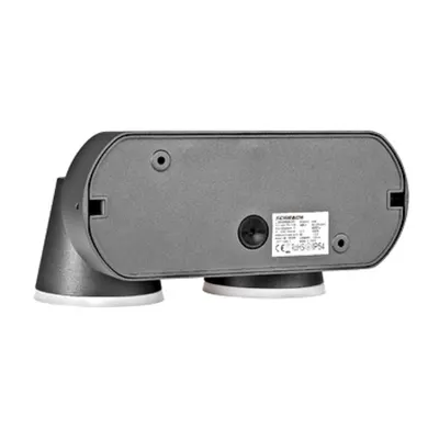 Zeta LED Round Double 20W 1300lm 3000K ECG IP54 antracit