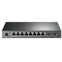 Switch Tp-Link TL-SG2210P Smart JetStream cu 8 Porturi Gigabit PoE+ si 2 Sloturi SFP