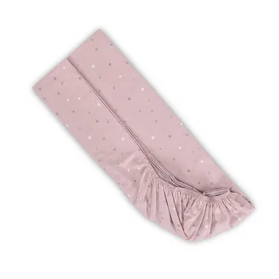 Cearceaf cu elastic pentru patut 98x65 cm din bumbac ranforce Rose Sky