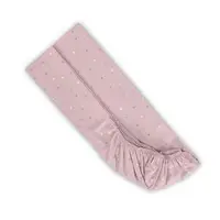 Cearceaf cu elastic pentru patut 98x65 cm din bumbac ranforce Rose Sky