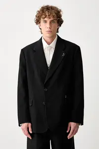 MM6 Maison Margiela sacou pentru bărbați cu lână