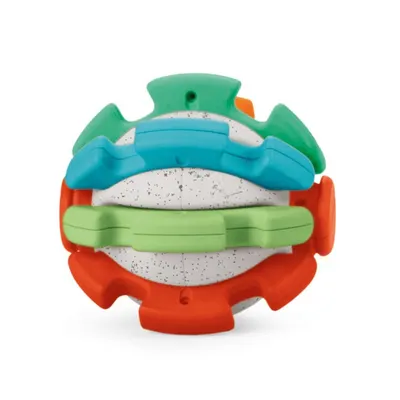 Jucarie ecologica de sortare Chicco 2 in 1, transforma mingiuta, 12-36luni
