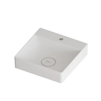 Lavoar baie pe blat Celesta Soho 40 40 x 40 x 11 cm orificiu baterie ceramica alb