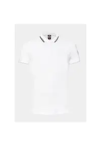 Tricou polo barbati 7659N 4SH - Bumbac - 2XL INTL - Alb