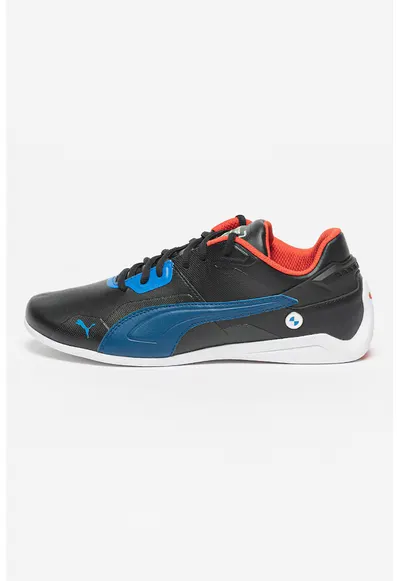 Pantofi sport de piele ecologica BMW Mms Drift Cat Delta - Negru/Bleumarin