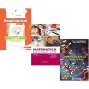 Pachet Bacalaureat 2026. Limba si literatura romana, Matematica M1. Teste si Chimie organica pentru liceu. Sinteze. Probleme. Teste