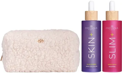 Cocosolis Set - Ser concentrat anticelulitic Skin+ și Ser concentrat modelator Slim+, 2 x 100 ml