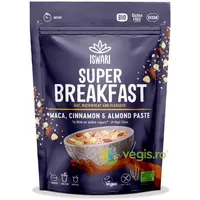 Mic Dejun cu Ovaz, Maca, Scortisoara si Crema de Migdale fara Zahar Ecologic/Bio 360g