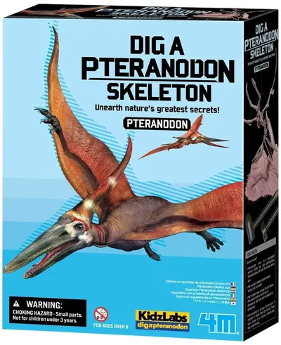 Trusă științifică 4M KidzLabs - Dezgroapă un schelet, un pteranodon