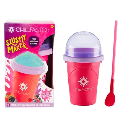 Pahar cu pai pentru slushy, Chill Factor, Fruitastic
