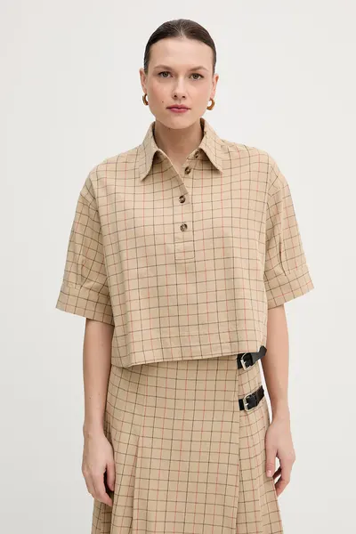 Barbour bluză din bumbac Hollington