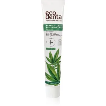 Ecodenta Certified Organic Multifunctional with Hemp pastă de dinți naturală