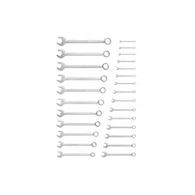 set de chei combinate, 26 buc, 6-32 mm, CrV, DIN 3113