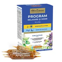Apielixir Program Relaxare si Somn 20 fiole