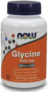 Glycine, 1000 mg, 100 capsule, Now