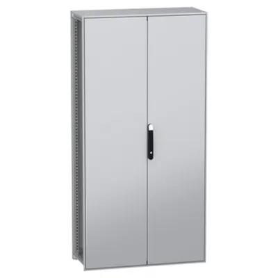 Dulap modular, cu montaj pe pardoseala, PanelSeT SFN, din otel decarbonizat(verde), 2000x1000x400mm, IP55, 2 usi