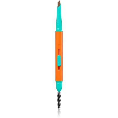 Trouble Maker Feral Brow Blade creion pentru sprancene perie 2 in 1 culoare Light Brown 0.12 g