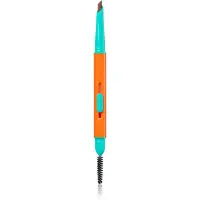 Trouble Maker Feral Brow Blade creion pentru sprancene perie 2 in 1 culoare Light Brown 0.12 g