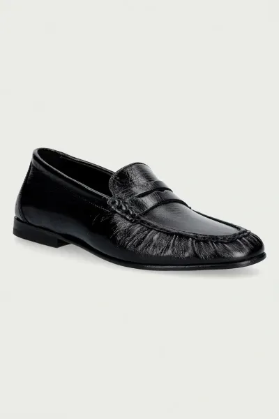 Posa mocasini pentru femei din piele Penny Loafer