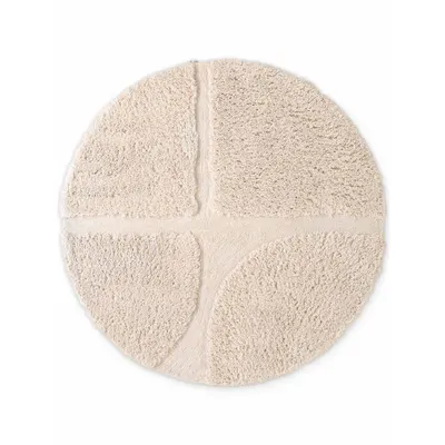 Covor crem țesut manual rotund ø 150 cm Lambeth Jasper – Ted Baker