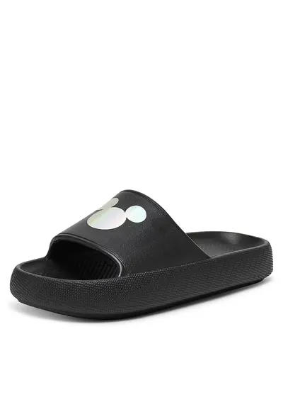 Papuci fete SS25-159DSTC - Plastic - Negru