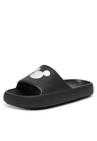 Papuci fete SS25-159DSTC - Plastic - Negru