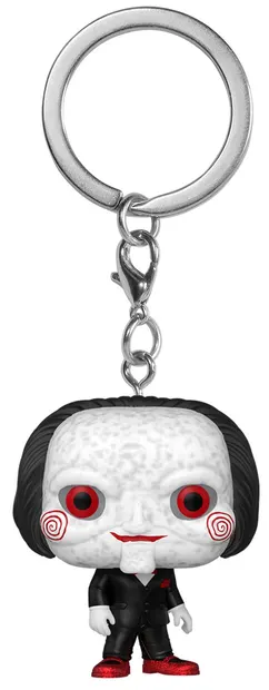 Breloc Funko Pocket POP! Movies: Saw - Billy The Puppet (10th Anniversary)