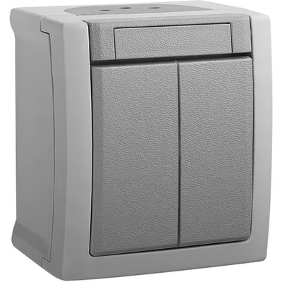 Comutator IP 54 Pacific Panasonic gri