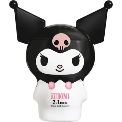 Gel Dus si Sampon Air Val Kuromi, Figurina 2D, 400 ml