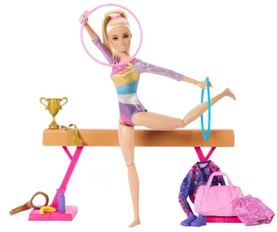 Papusa Barbie You can be anything - Barbie gimnasta, cu accesorii