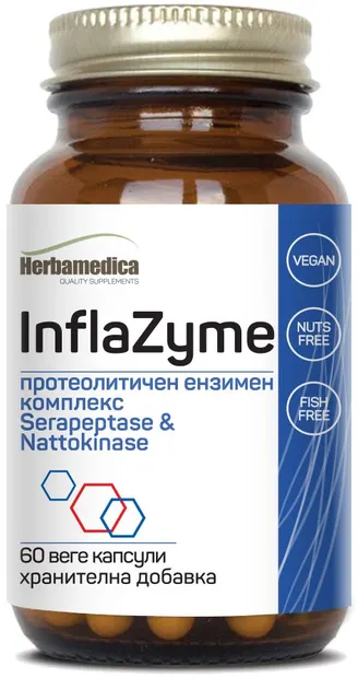 InflaZyme, 60 capsule vege, Herbamedica