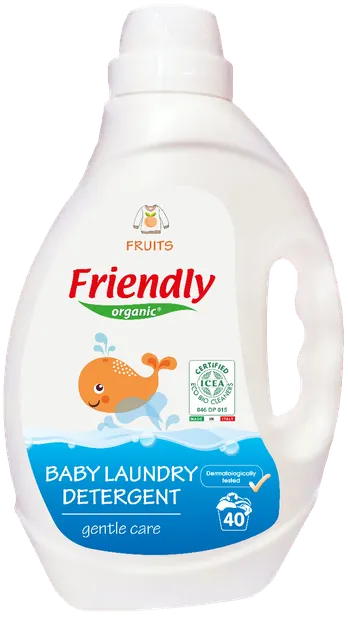 Detergent de rufe cu miros de fructe, 2000ml, Friendly Organic