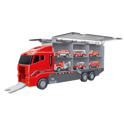 Camon transportator cu 6 vehicule interventie City Service