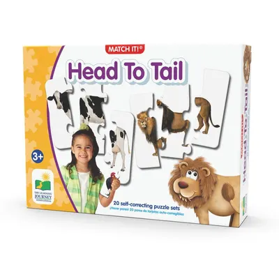 Puzzle educativ - Match It! Head To Tail