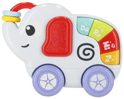 Jucărie muzicală Bam Bam - Elefant, sortiment