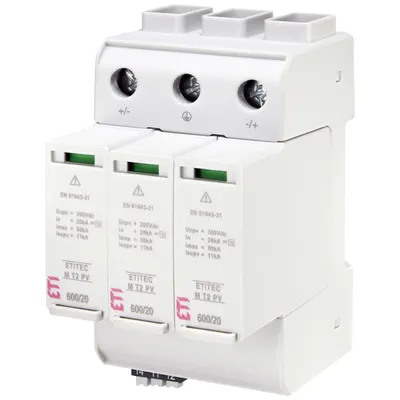 Protecție supratensiuni ETITEC M T2 PV 600/20 Y RC 002440736