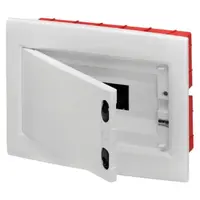 Enclosure - Flush Mounting - Extractable Frame - Blank Door - Terminal Bloc N (3x16)+(17x10) E (3x16)+(17x10) - 18 Moduli - Ip40