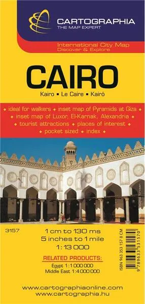 Hartă rutieră Cairo - Paperback - ***