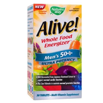 Alive Men 50+ Ultra | 30 de comprimate