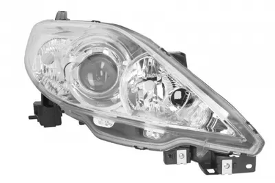 Far dreapta (H7 HB3, electric, cu motoras, fundal cromat) MAZDA 5 2004-2010