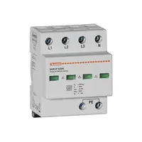 Descarcator tip 1 si 2 modnobloc, IEC IMPULSE CURRENT IIMP (10/350ΜS) 12.5kA PER POLE, 4P. Cu contact comanda de la distanta