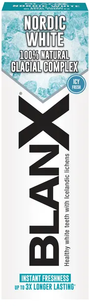 BlanX Pastă de dinți albitoare Nordic White, 75 ml